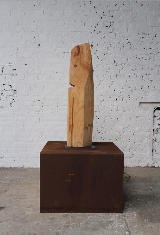 free form wooden sculpture by Roland LAVIANNE (1948-2022)