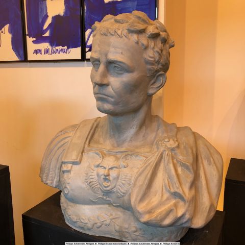 academic plaster bust of the Roman emperor Caligula for sell